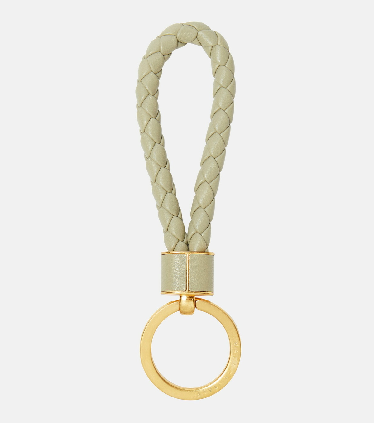 Bottega Veneta - Intreccio leather keyring