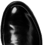 Officine Creative - Anatomia Polished-Leather Derby Shoes - Black