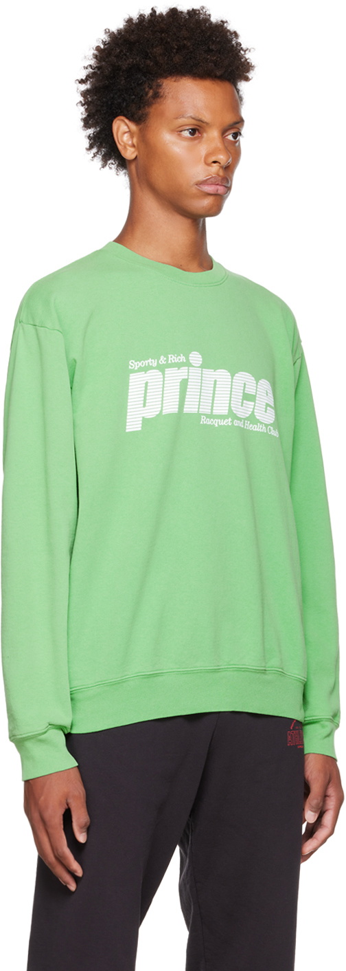 Sporty & Rich Green Prince Edition Sporty Sweatshirt
