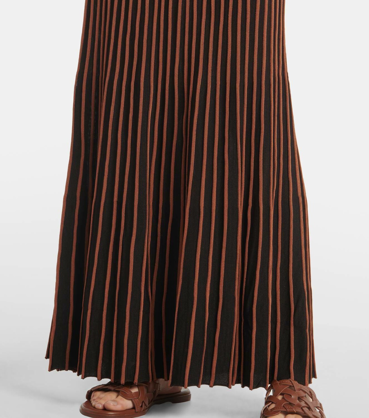 Staud Claretta pleated maxi dress Staud
