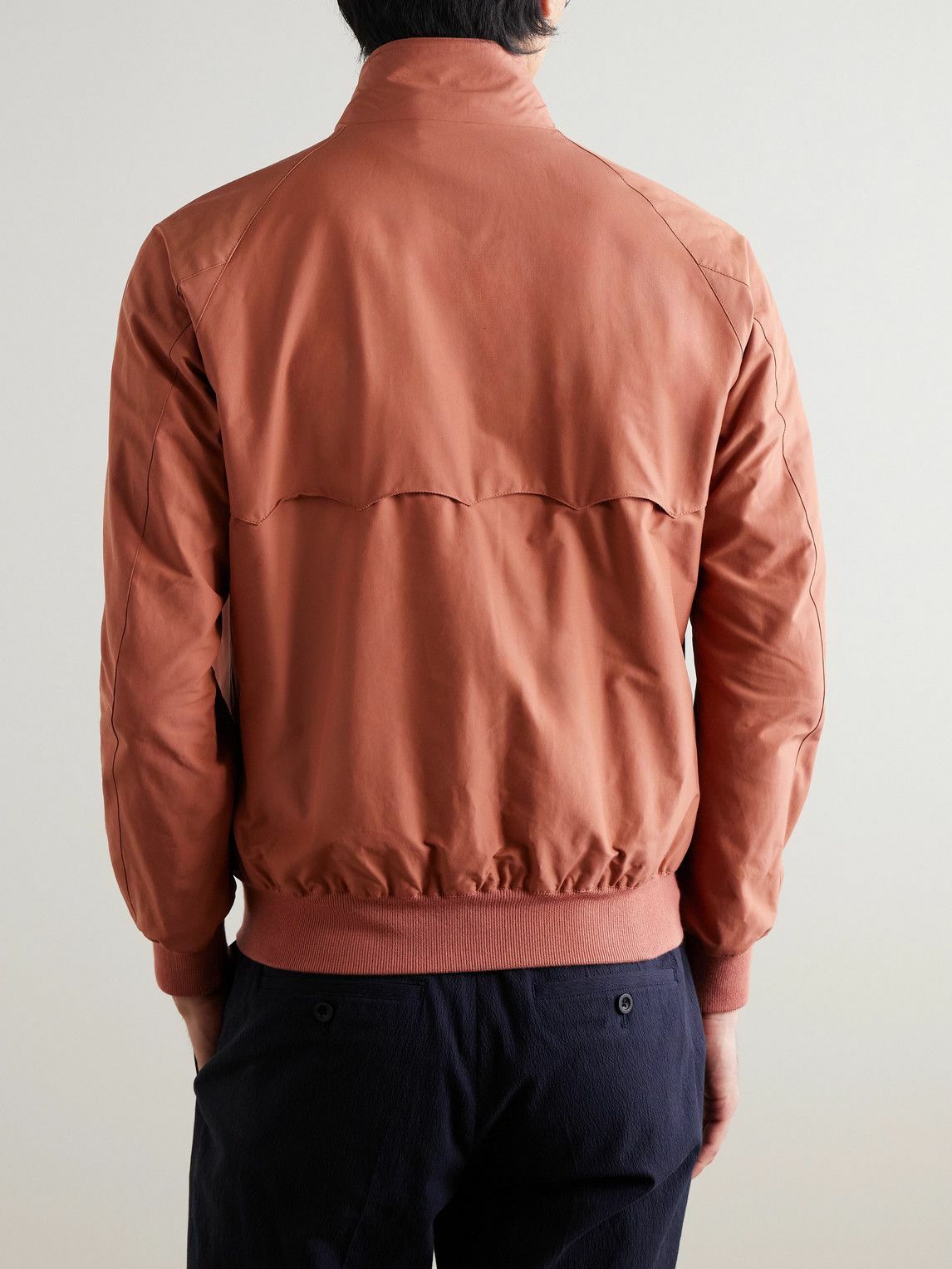 Baracuta - G9 Cotton-Blend Harrington Jacket - Brown