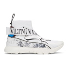 Valentino White Valentino Garavani VLTN Sock Sneakers