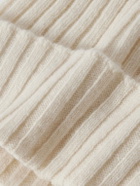 De Petrillo - Ribbed Merino Wool and Cashmere-Blend Beanie