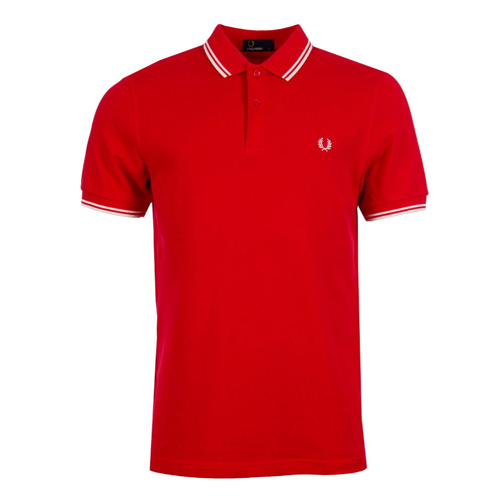 Twin Tip Polo Shirt - Red