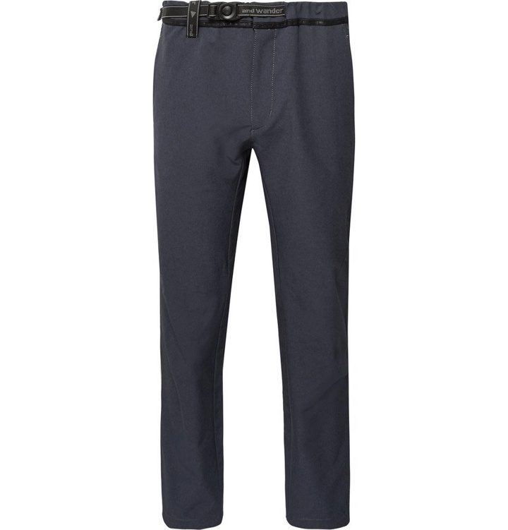 Photo: And Wander - Slim-Fit Stretch-Shell Trousers - Men - Blue