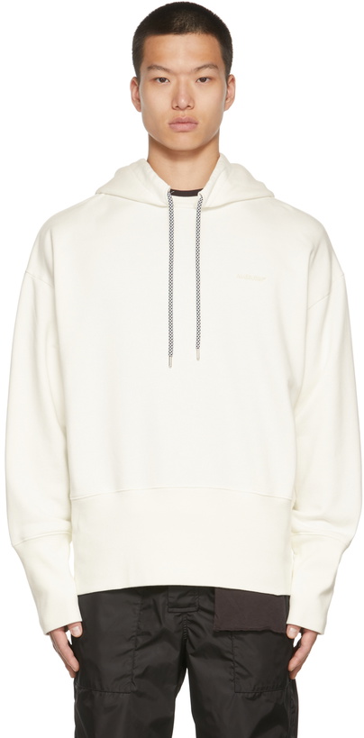 Photo: AMBUSH White High Rib Hoodie