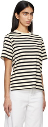 Weekend Max Mara Black & Off-White Deodara T-Shirt