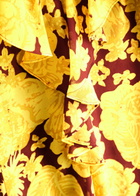 Diane Von Furstenberg Aya Printed Chiffon Maxi Dress Yellow
