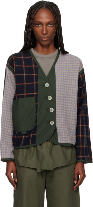 Photo: SC103 Multicolor Ridge Cardigan