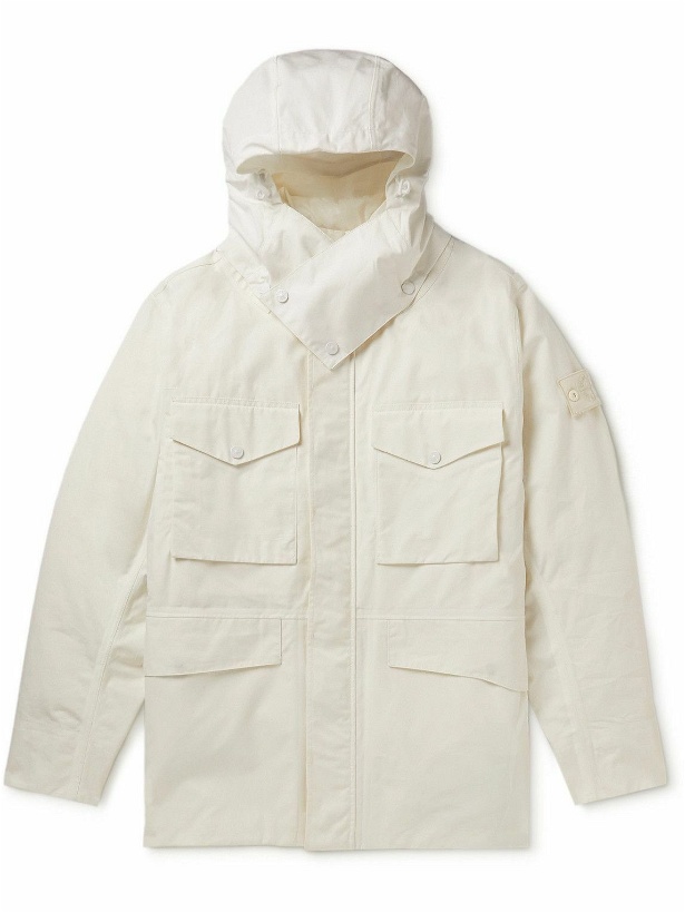 Photo: Stone Island - Ghost Cotton-Ventile® Hooded Down Parka - Neutrals