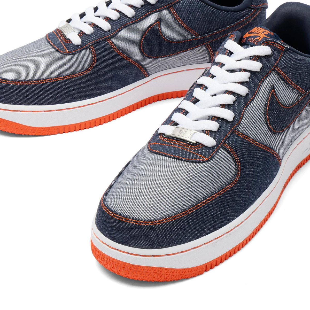 Nike Men's Air Force 1 Low Protro Sneaker in Obsidian/Orange/White