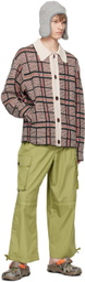A PERSONAL NOTE 73 Khaki Paneled Cargo Pants