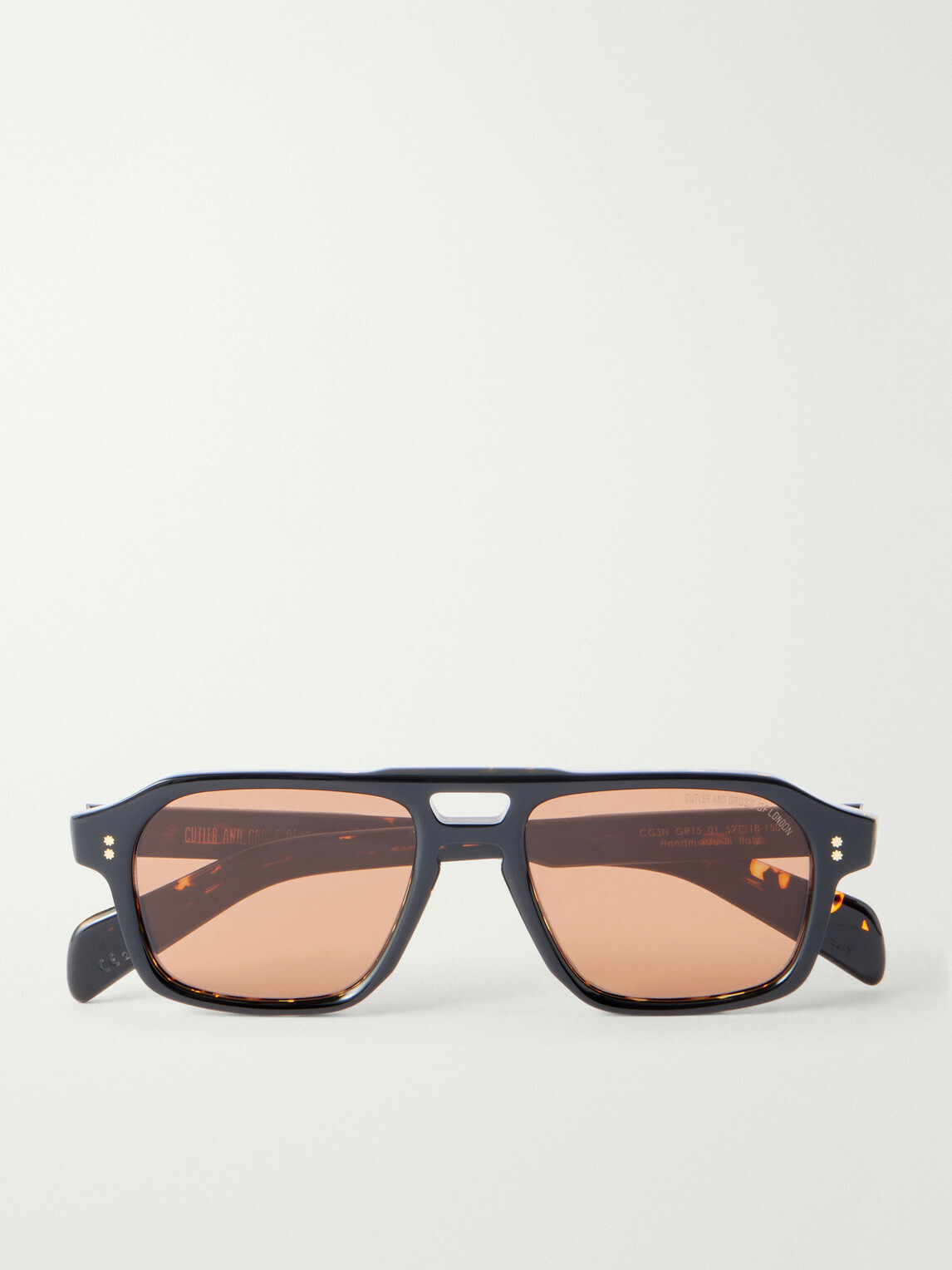 Cutler and Gross - Navigator Aviator-Style Acetate Sunglasses