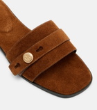 Tory Burch Romy suede slides