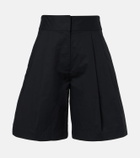 Proenza Schouler White Label Clio cotton-blend Bermuda shorts