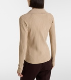Joseph Chelia ribbed-knit polo sweater