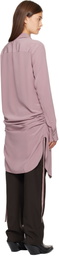 Ann Demeulemeester Purple Sandrina High Comfort Shirt
