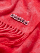 Acne Studios - Canada Fringed Tie-Dyed Wool Scarf