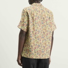 Portuguese Flannel Men's Tapestry Flowers Vacation Shirt in Natural
