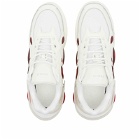 Raf Simons Men's Cylon-21 Sneakers in Off-White/Red