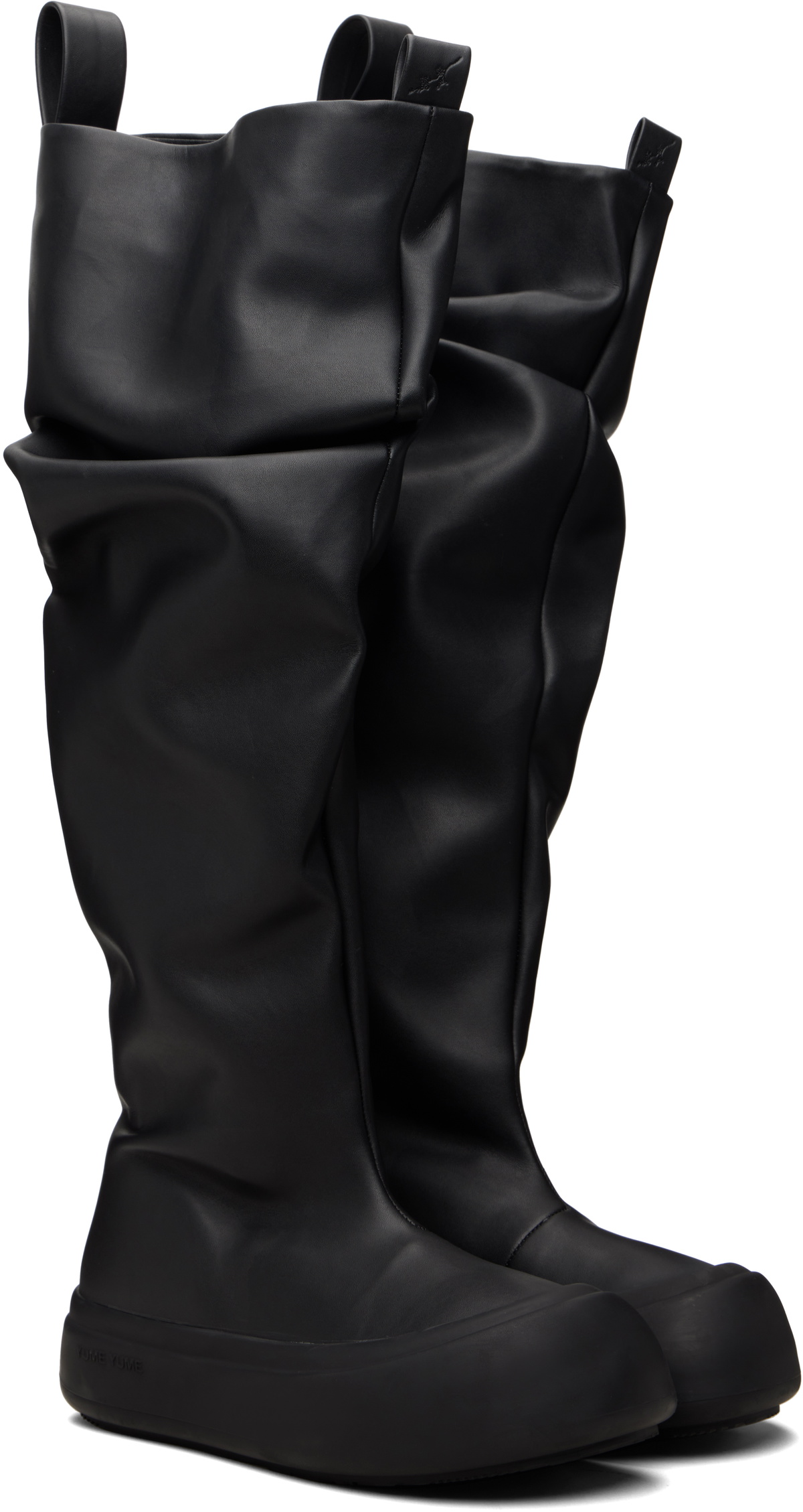 YUME YUME Black Fisherman Tall Boots