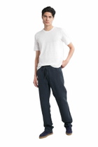 120% Lino T-shirt In White Linen