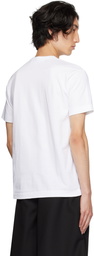 COMME des GARÇONS PLAY White Small Heart T-Shirt