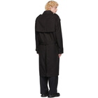 Juun.J Black Trench Coat