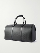 Serapian - Small Leather-Trimmed Logo-Embossed Coated-Canvas Holdall