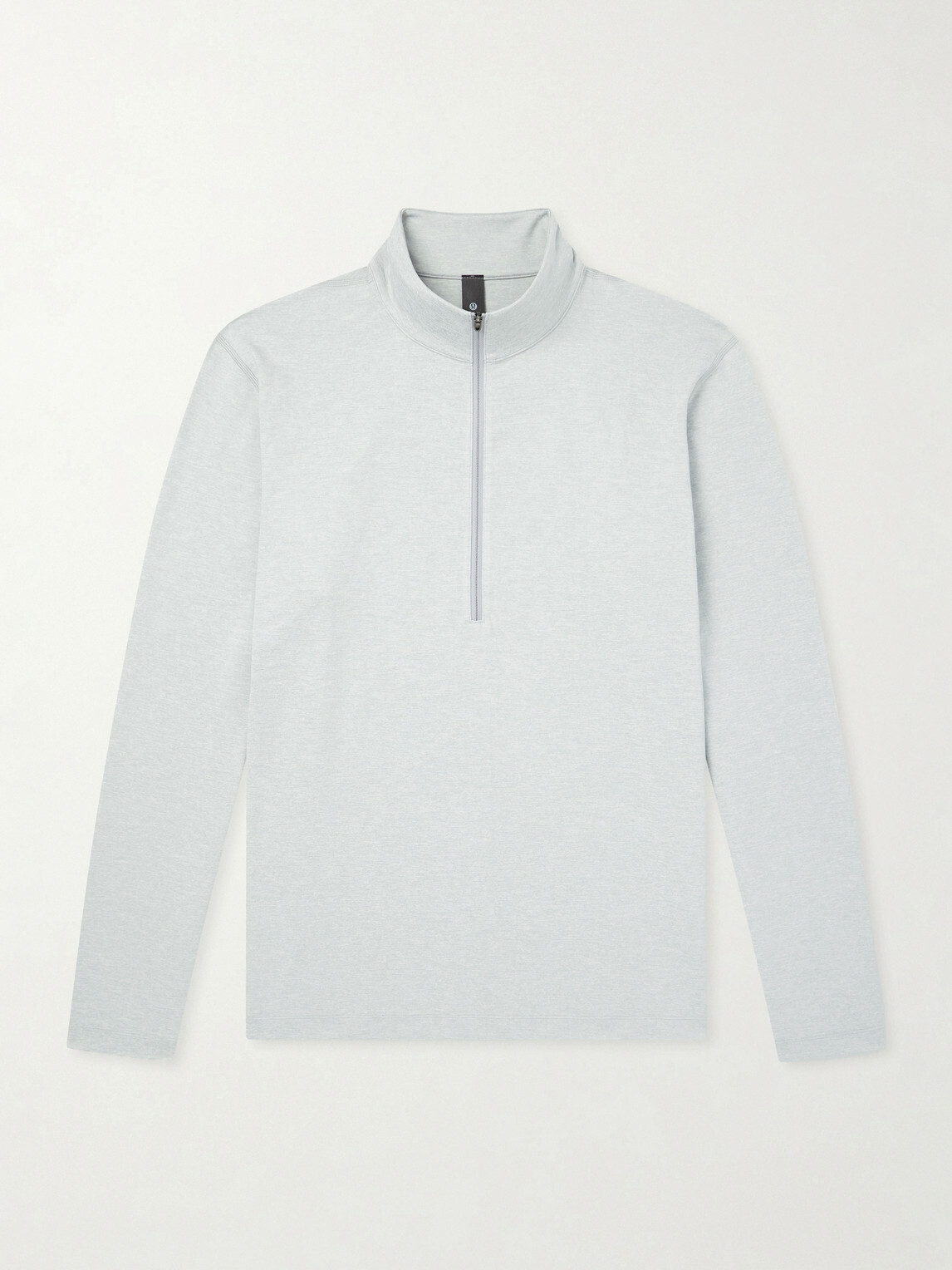 Lululemon - Slim-Fit Stretch Recycled-Jersey Half-Zip Top - Gray
