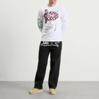 ICECREAM Men's Running Dog Loose Straight Jeans in Black