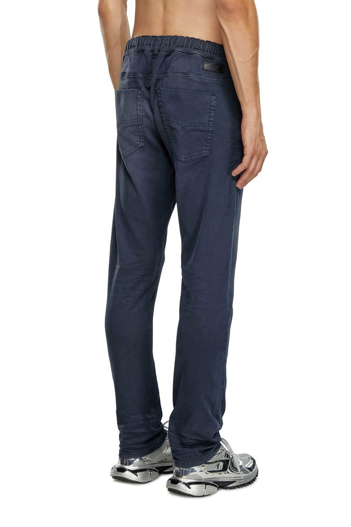 Diesel Regular 2030 D-Krooley Joggjeans - Jeans Mens in Blue Diesel