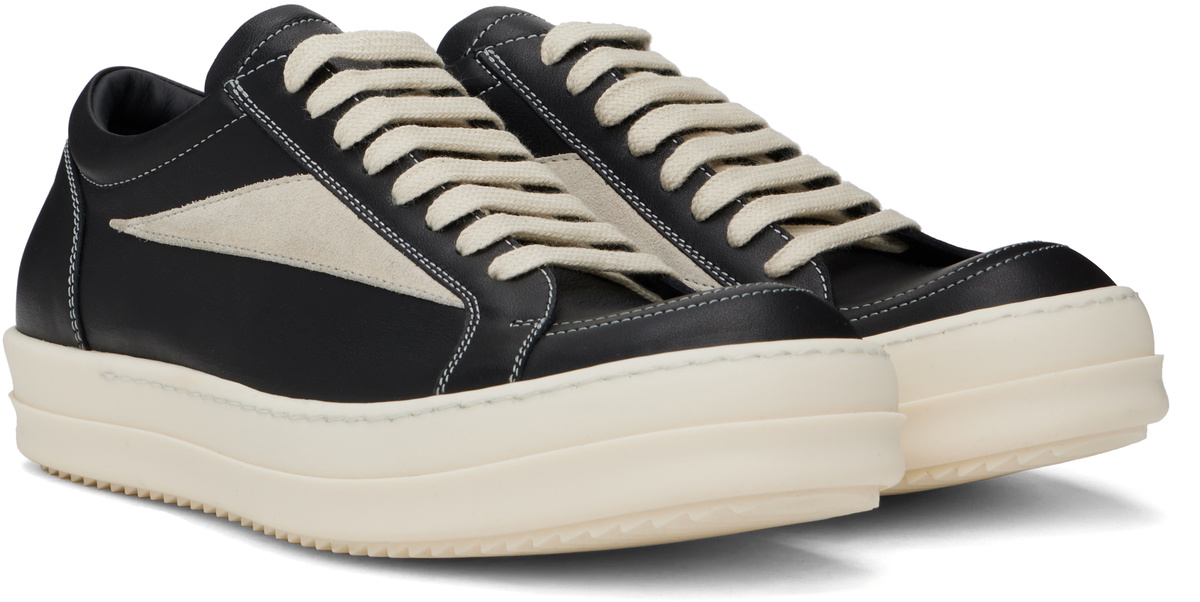 Rick Owens Black Hollywood Vintage Sneaks Sneakers Rick Owens