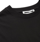 McQ Alexander McQueen - Appliquéd Cotton-Jersey T-Shirt - Black