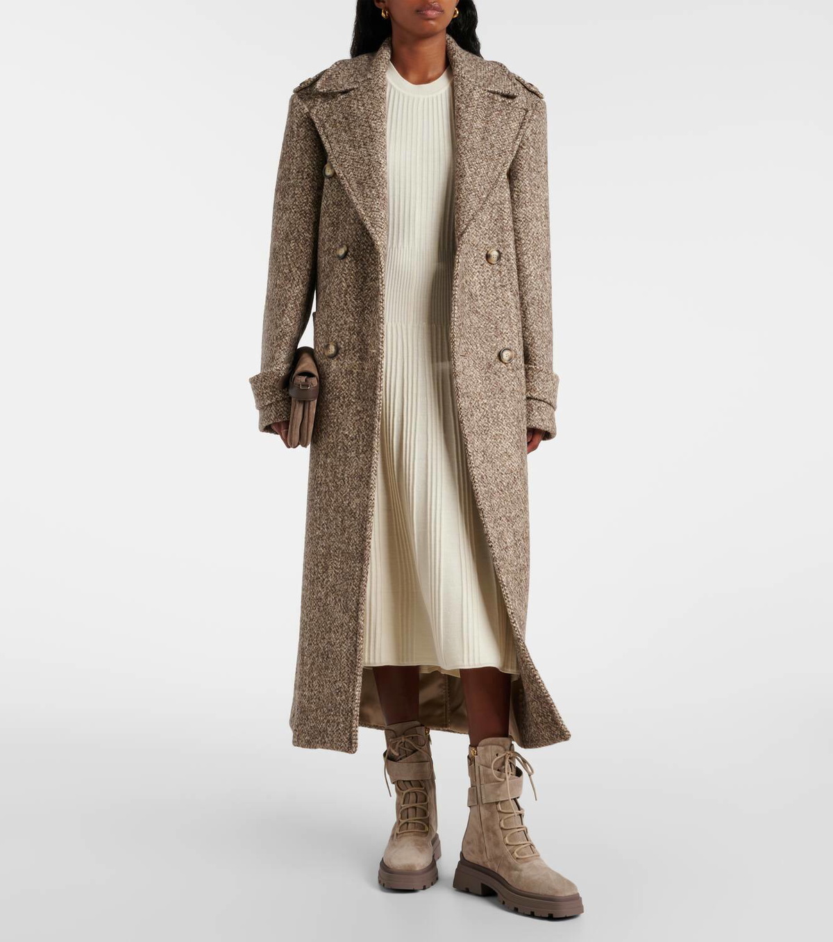 Jimmy Choo Noemi 45 suede combat boots Jimmy Choo