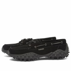 Eytys Men's Mistral Suede Boat Shoes in Black