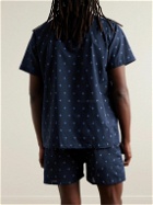 Derek Rose - Nelson 98 Printed Cotton-Poplin Pyjama Set - Blue