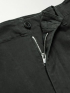 FRAME - Straight-Leg Cotton-Blend Twill Chinos - Brown