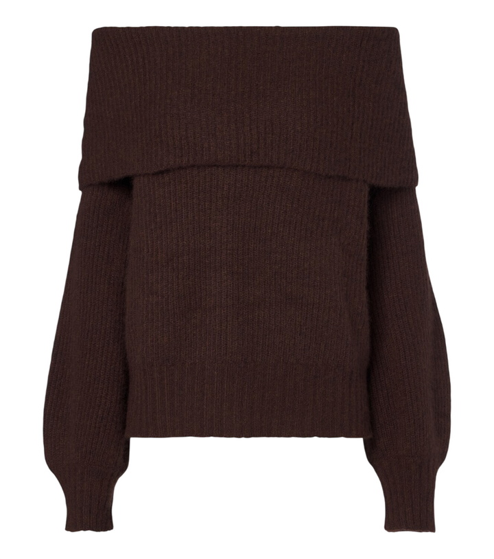 Photo: Jardin des Orangers Off-shoulder cashmere and silk sweater
