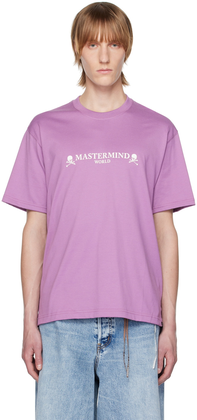 MASTERMIND WORLD Purple Bonded T-Shirt MASTERMIND WORLD