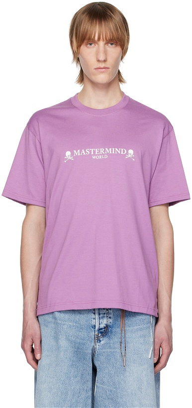 Photo: MASTERMIND WORLD Purple Bonded T-Shirt