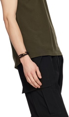 TOM FORD Braided Leather T Bracelet