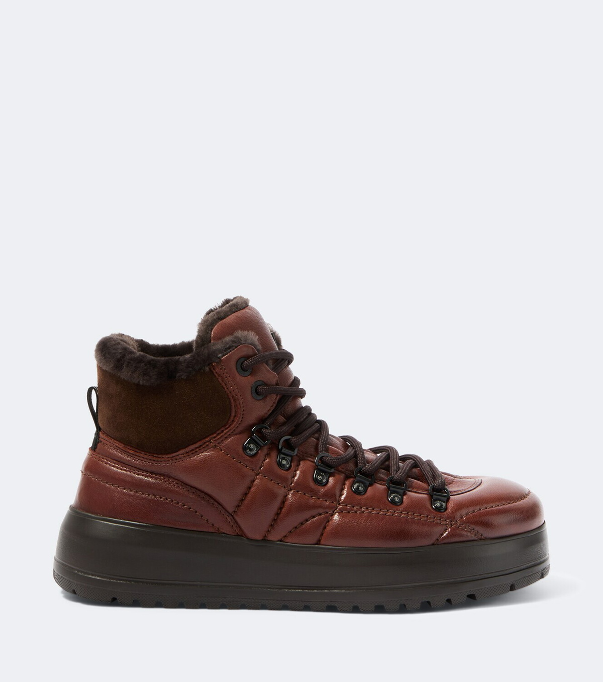 Bogner Antwerp quilted leather lace-up boots