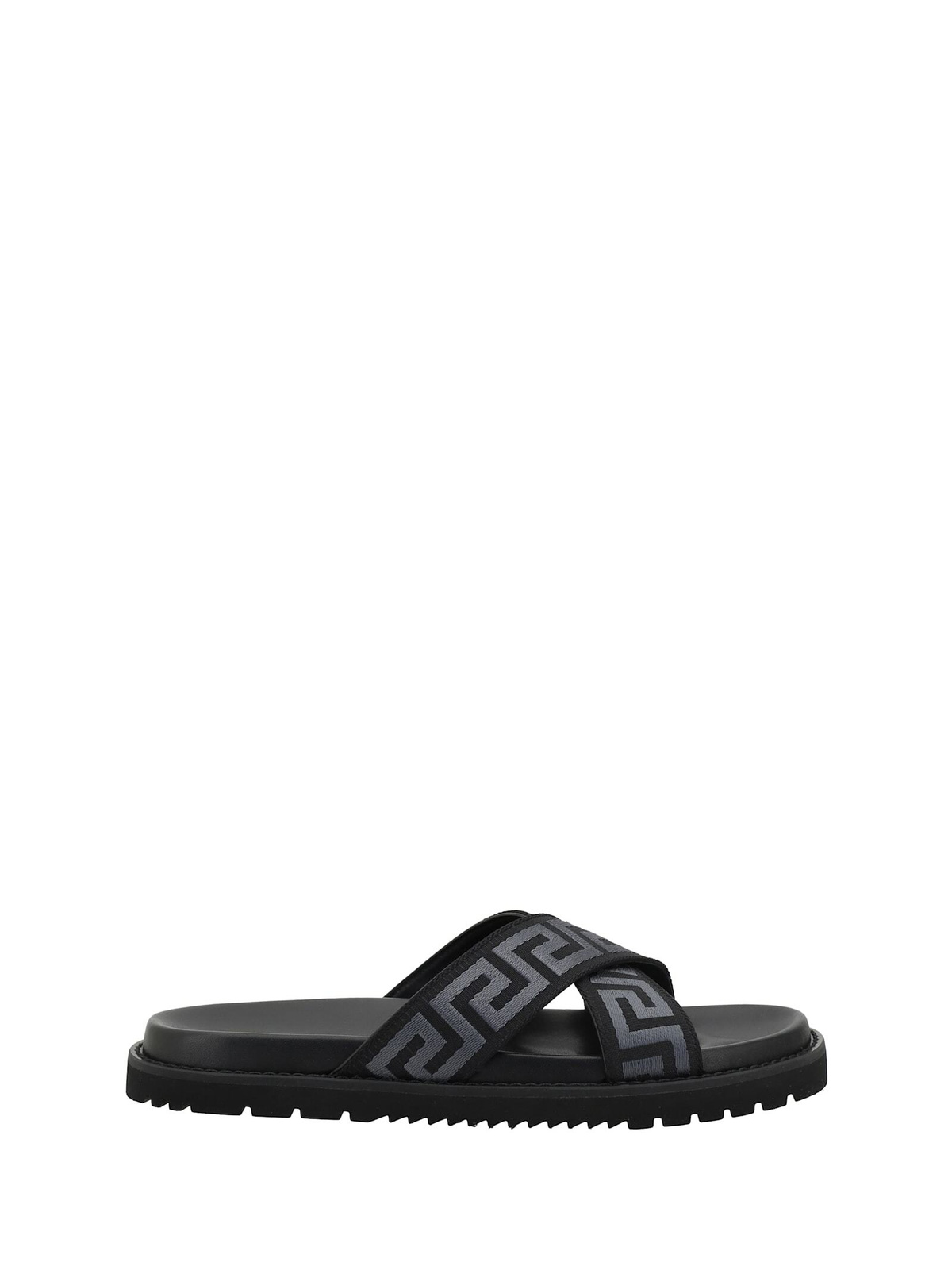 Versace White Medusa Track Sandals Versace