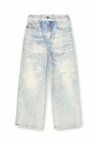 Diesel Relaxed Regular Waist 2097 D-Enim-M Joggjeans, Light blue, Zip fly