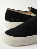 Common Projects - Suede Slip-On Sneakers - Black