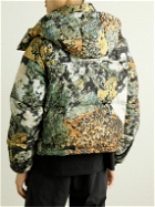 66 North - Dyngja Quilted Printed Recycled-Shell Hooded Down Jacket - Multi