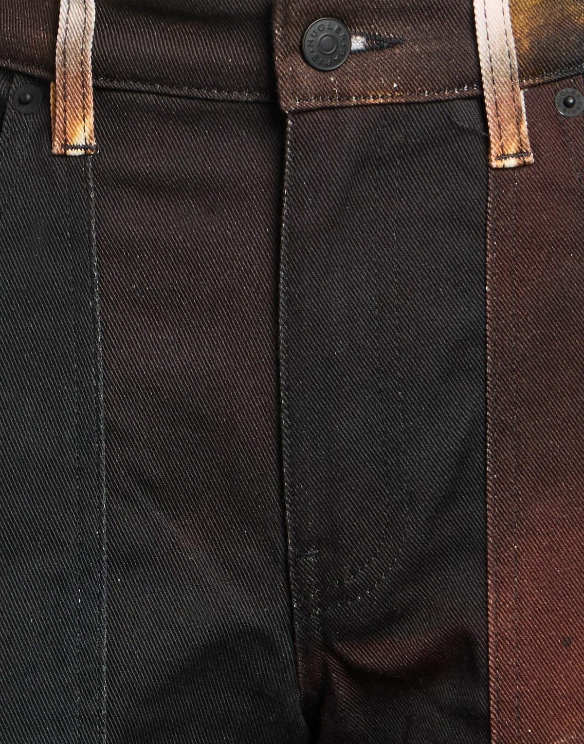 Mugler Womens Jeans in Black