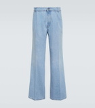Miu Miu High-rise wide-leg jeans