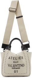 Valentino Garavani Beige 'Atelier Bag 01' Tote